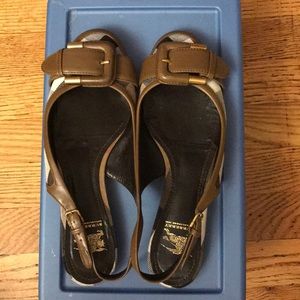 Authentic Burberry Slip-on Flats Brown Nova Check